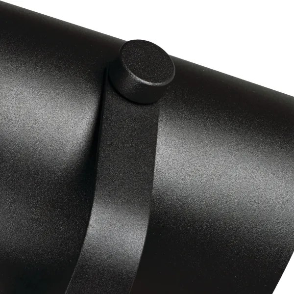 Kanlux 36261 - Lampada da tavolo LARATA 1xE27/5W/230V nera