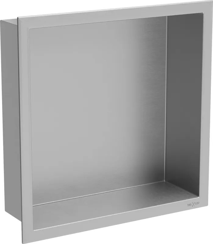 Mexen X-Wall-R mensola ad incasso con flangia 30 x 30 cm, inox - 1910303010
