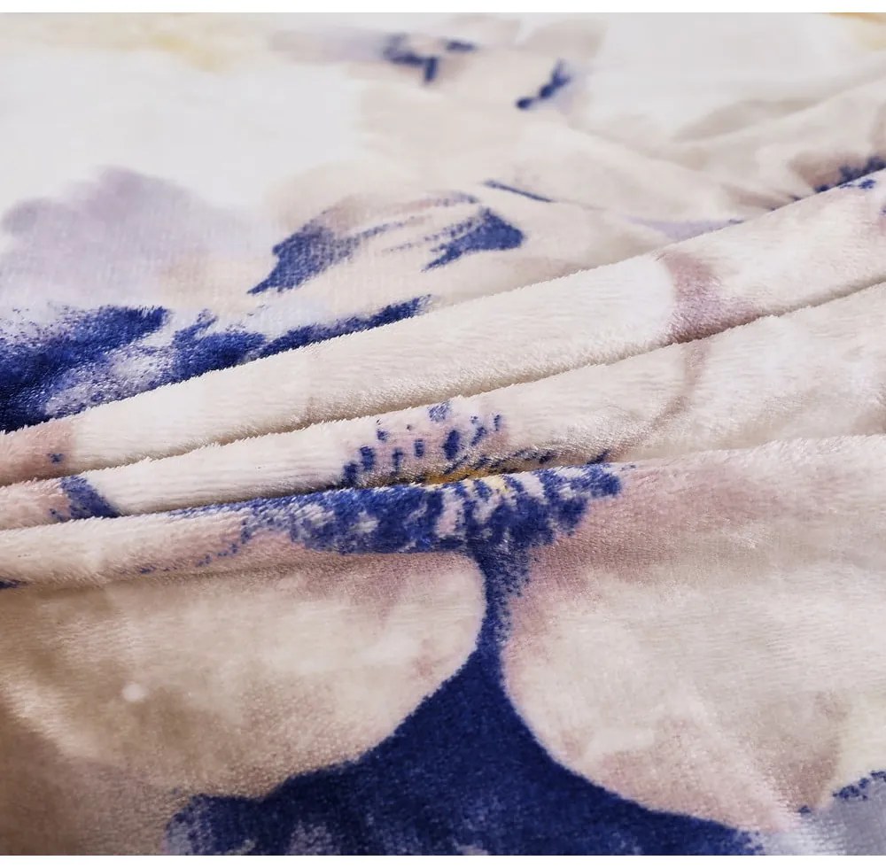 Set copripiumino e federa bianco in micropile per letto singolo 140x200 cm Blossom – My House