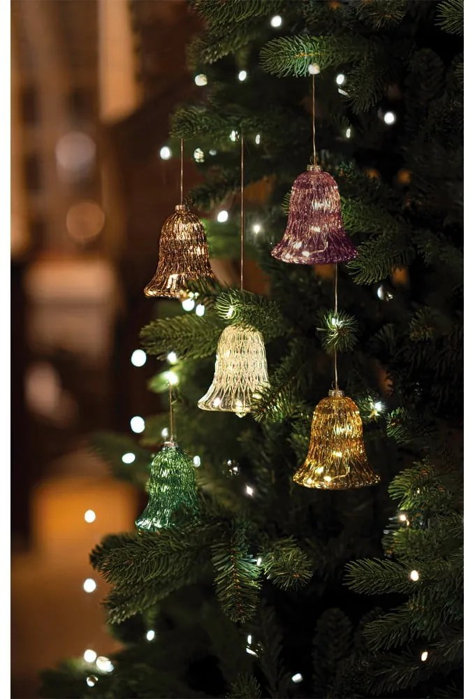 Decorazione leggera bordeaux ø 9 cm Luna - Sirius