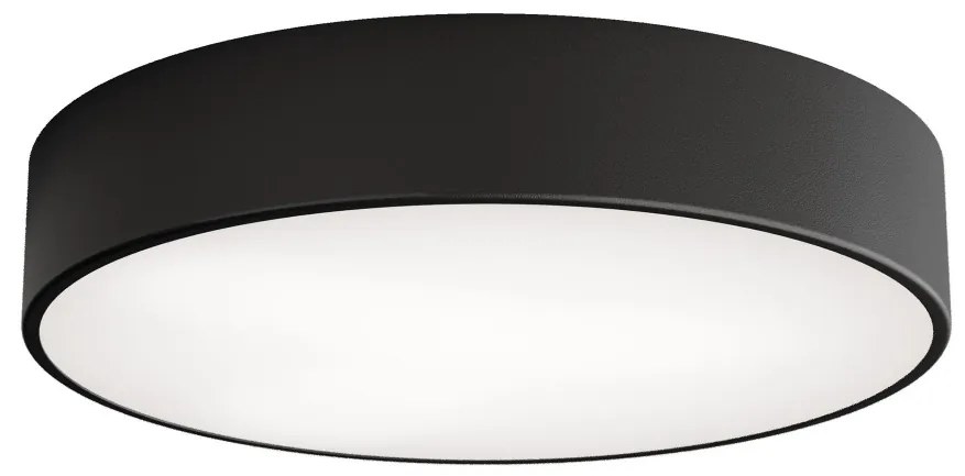 Brilagi - Plafoniera da bagno CLARE 3xE27/24W/230V diametro 40 cm nero IP54