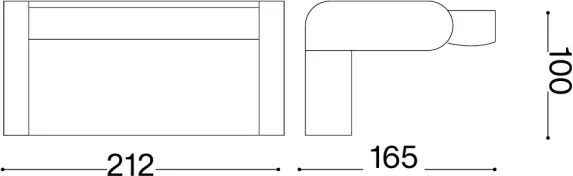 Ideal Lux - LED lampada da parete per esterni con sensore SWIPE LED/21W/230V CRI90 IP54 bianco