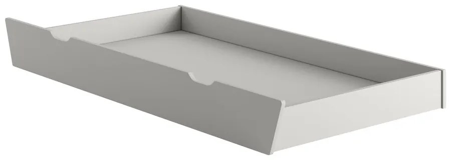 Cassetto grigio sotto il letto per bambini 90x200 cm Swing - Pinio