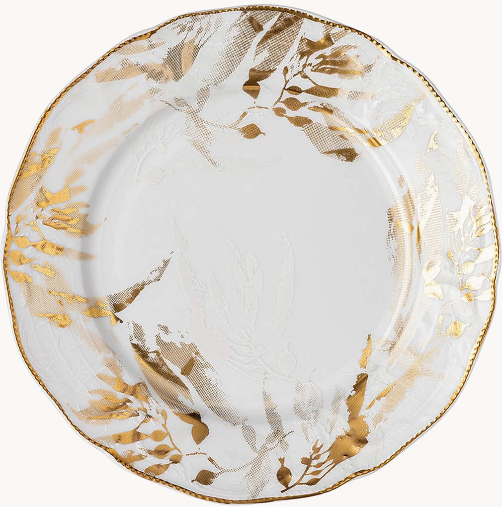 Piatto da colazione in porcellana Heritage Midas