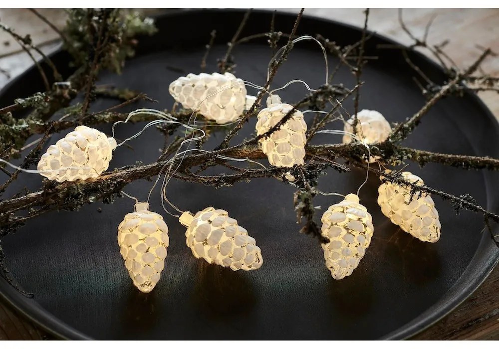 Decorazione natalizia luminosa 8 lampadine lunghezza totale 120 cm Celina – Sirius