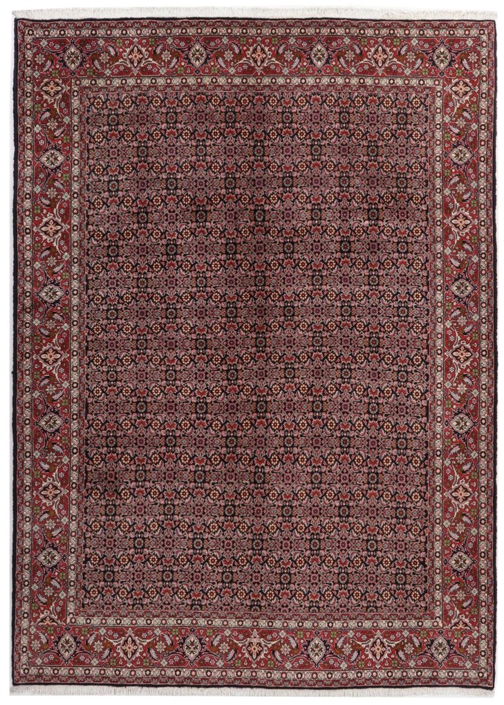 Bidjar Tappeto 300 x 200 Rosso (Iran) Annodato A Mano