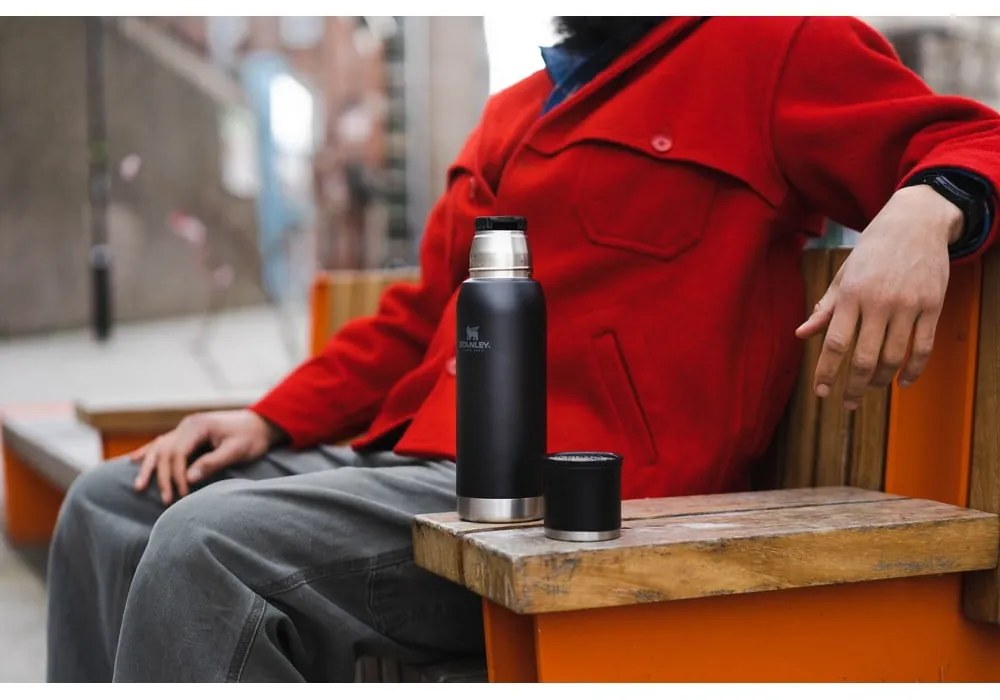 Thermos nero 1 l - Stanley