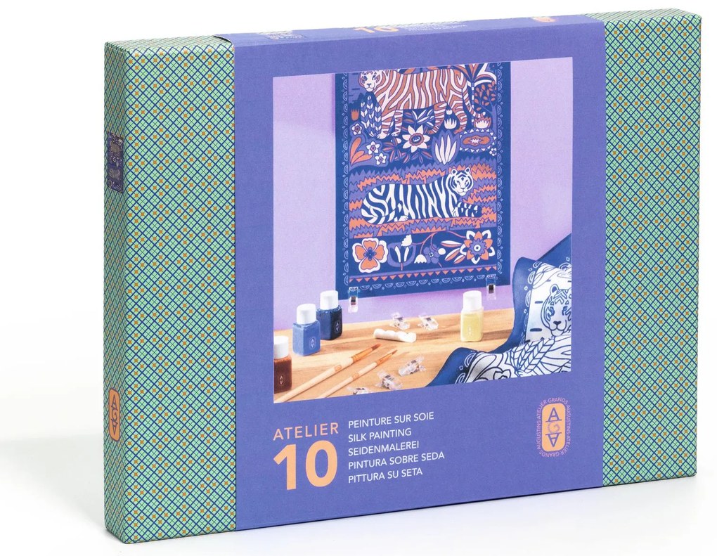 Atelier 10 - Pittura su seta per adolescenti e adulti - Tigre