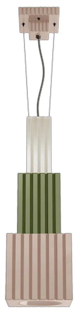 Sospensione Decò Metra Ceramica Multicolor 1 Luce G9 C2831