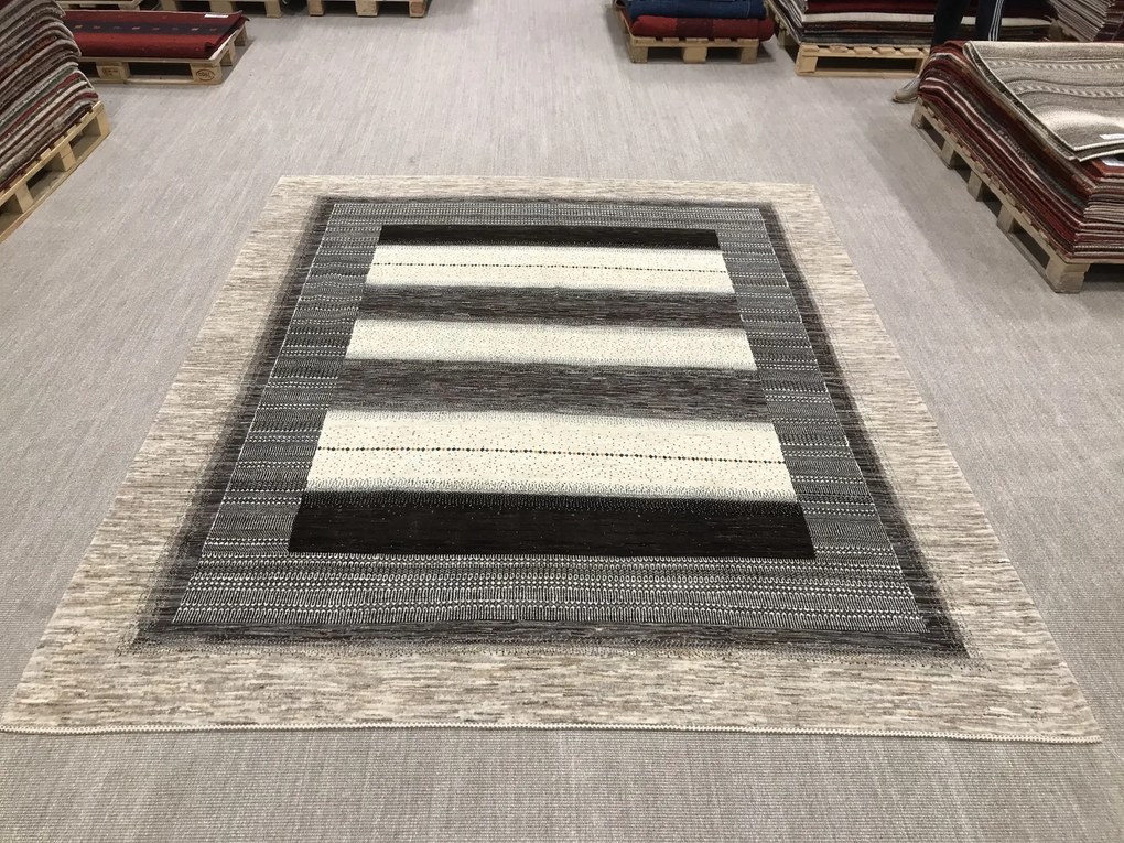 Loribaft Tappeto 300 x 260 Beige (Iran) Annodato A Mano