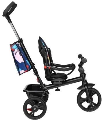 Lionelo - Triciclo per bambini HAARI nero/colorato