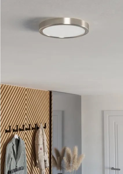 Eglo 901316 - Plafoniera FUEVA LED/11,5W/230V 2700/4000/6500K Ø21,1cm cromo