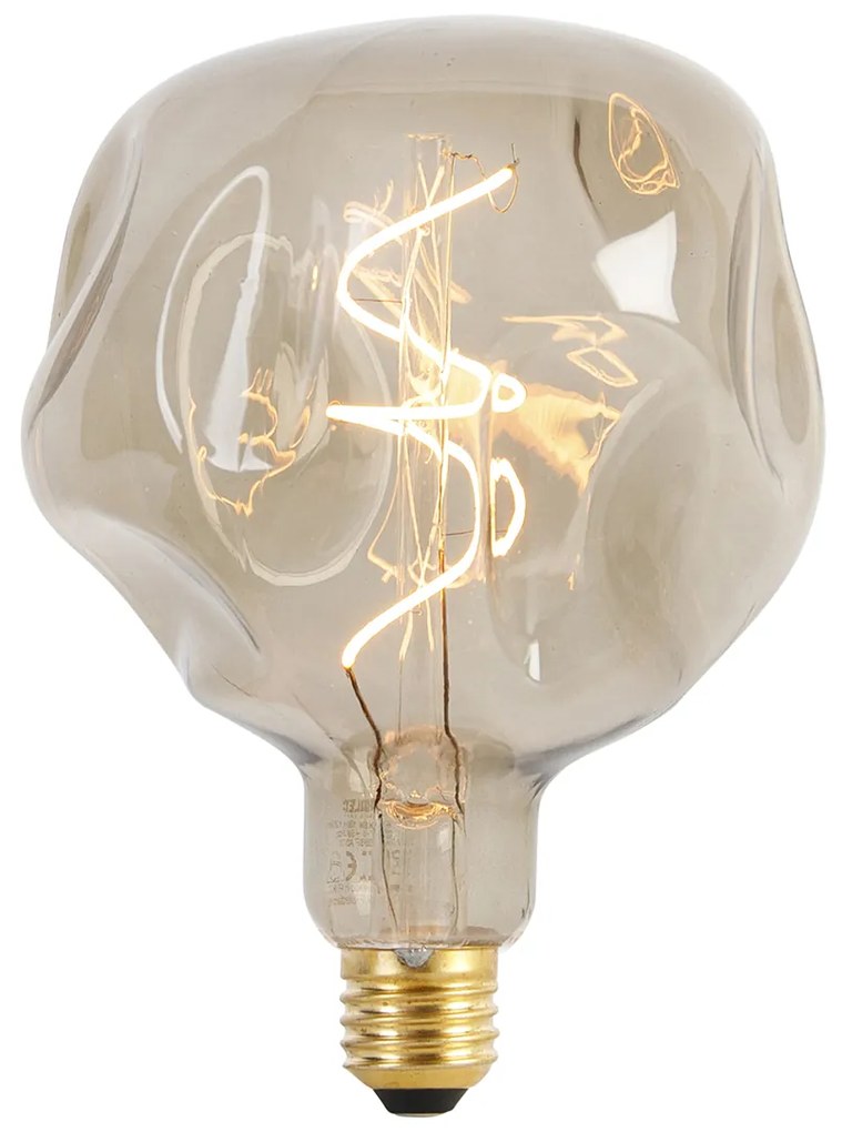 Lampadina LED dimmerabile E27 G125 bronzo 4W 120lm 1800K