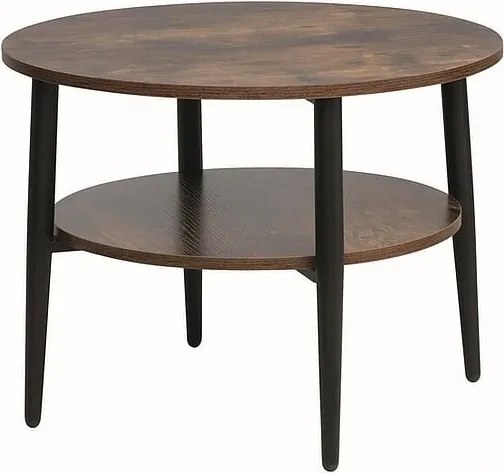 Tavolino da caffè Ella B in marrone/nero opaco