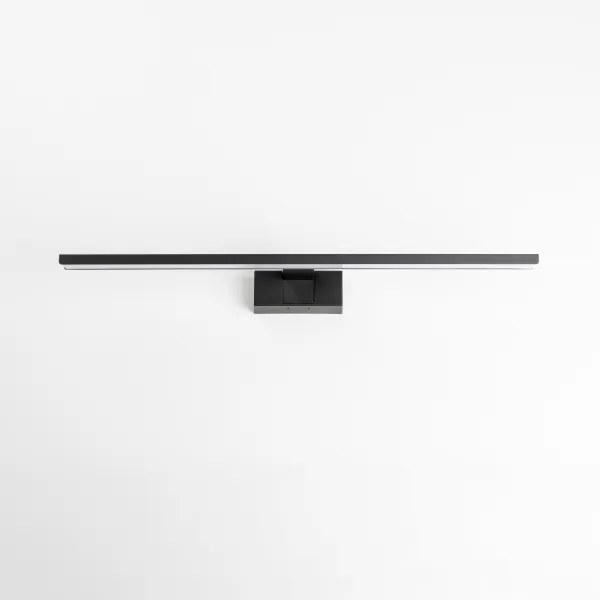 Aigostar - Illuminazione per specchio da bagno LED/12W/230V 4000K 60 cm IP44 nero