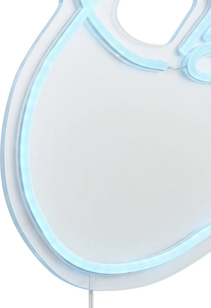 Lampada da parete al neon blu con LED - Aeroplanino