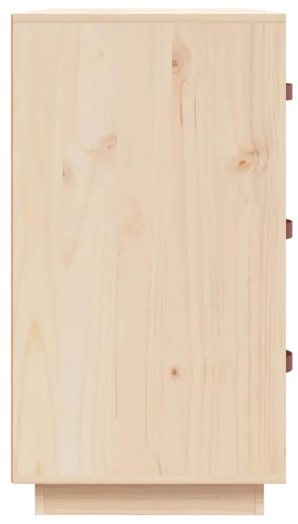 Credenza 80x40x75 cm in legno massello di pino