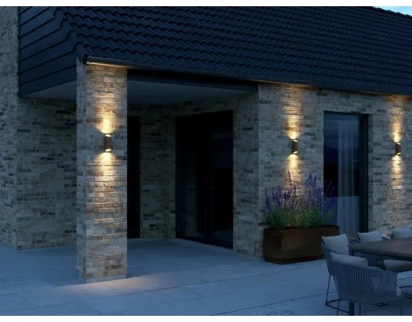 Nordlux - Applique da esterno NICO 2xGU10/35W/230V IP54