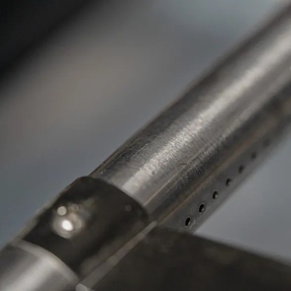 Barbecue a gas in acciaio inox con pietra lavica 4 fuochi e piastra in ghisa Ke Grill