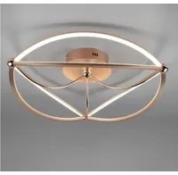 Plafoniera Moderna Led 42w Charivari Ottone Trio Lighting