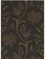 Tapete Bedford Square von Little Greene - Ebony Gold
