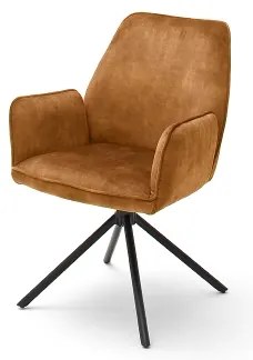 Set di 2 sedie da pranzo NEXORO, arancioni