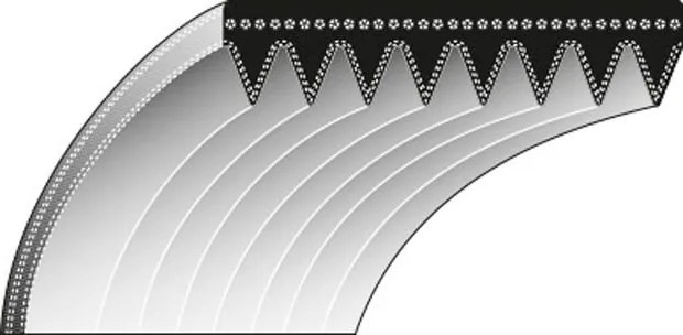 Cinghia compatibile taglia cemento HUSQVARNA K960 14,3 x 863,6 544908403
