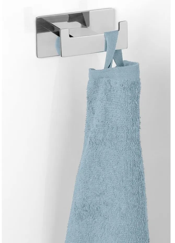 Gancio autobloccante in acciaio inox in argento lucido Genova Shine - Wenko