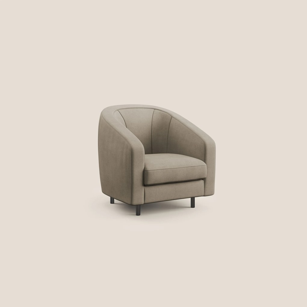 Pandora Poltroncina in tessuto morbido impermeabile T02 beige