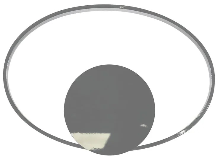 Plafoniera LED moderno Irina, argento Ø 42 cm, luce naturale NOVECENTO