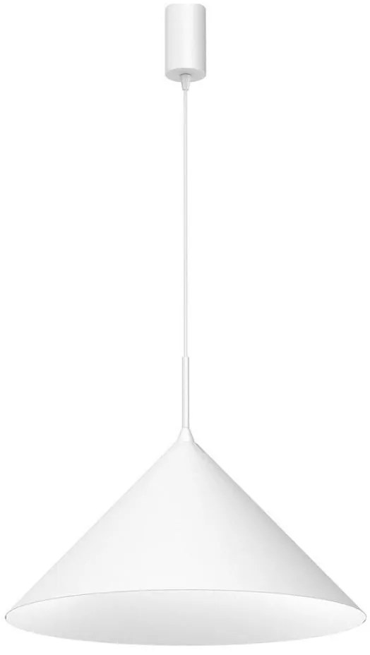 Lampada sospesa a cavo CAPITAL 1xGX53/15W/230V Ø 46 cm bianco