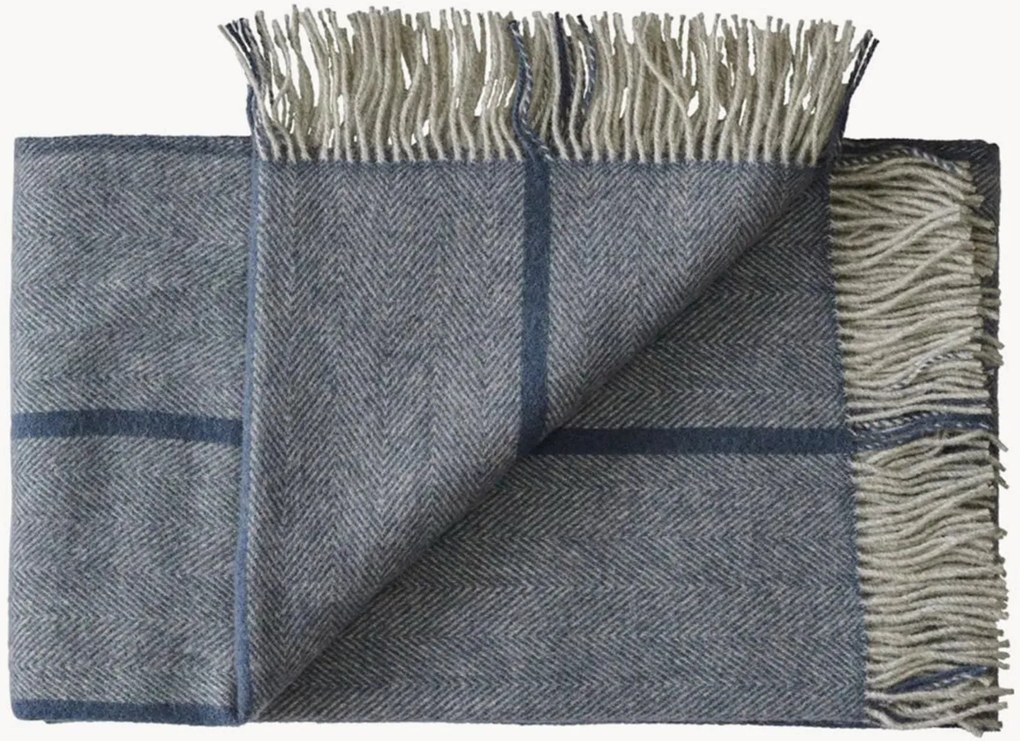 Coperta in lana con frange Askø