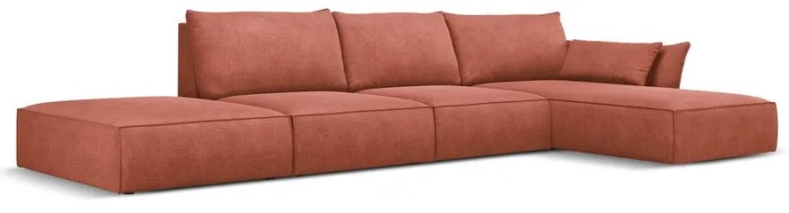 Divano angolare rosso (angolo destro) Vanda - Mazzini Sofas