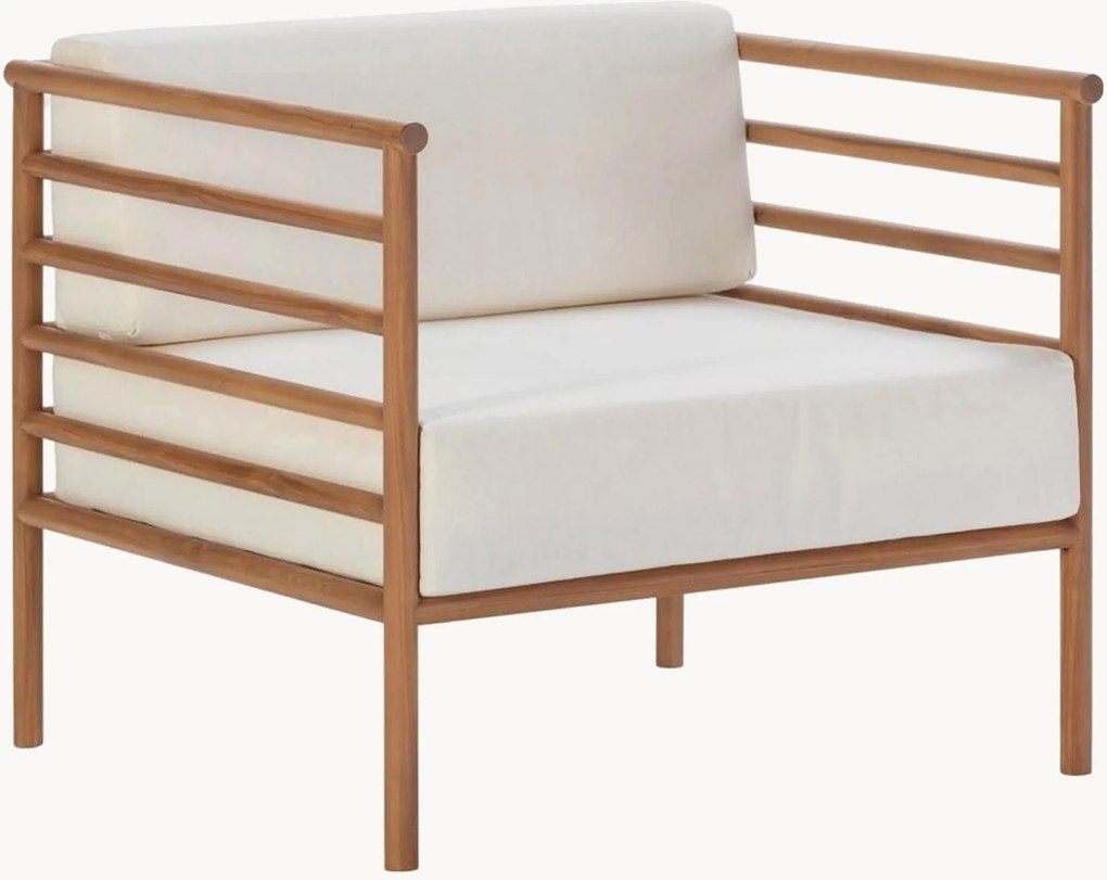 Poltrona da giardino in legno di teak Brandon