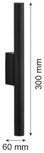 Argon 7222 - Applique a LED GRECO 2xLED/4,2W/230V 3000K nero