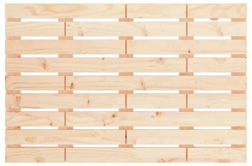 Testiera da parete 96x3x63 cm in legno massello di pino
