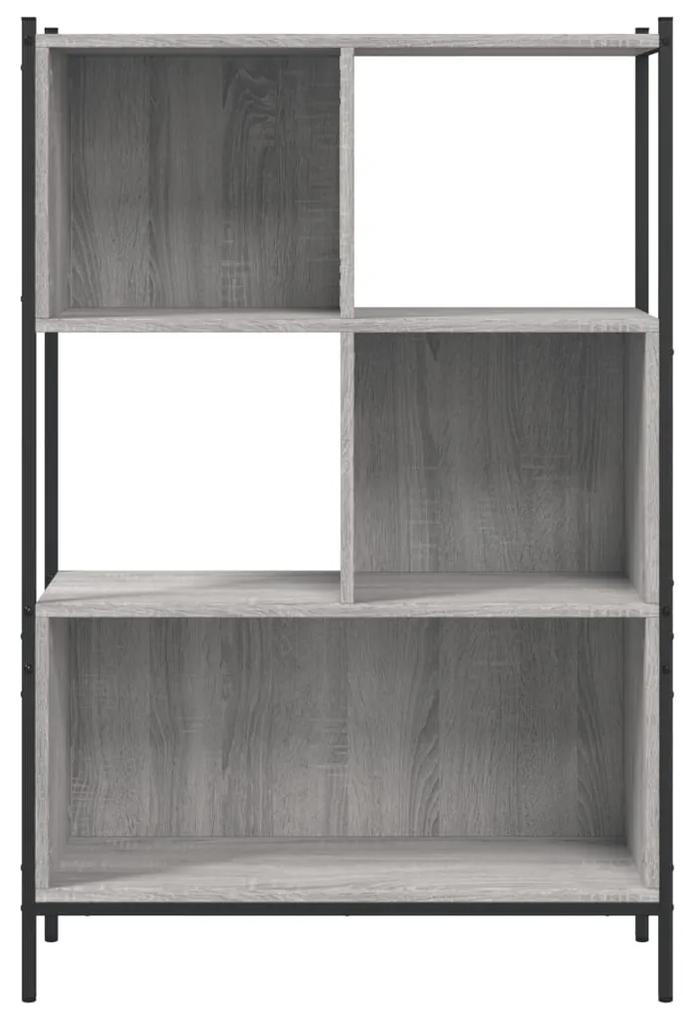 Libreria grigio sonoma 72x28x109 cm in legno multistrato