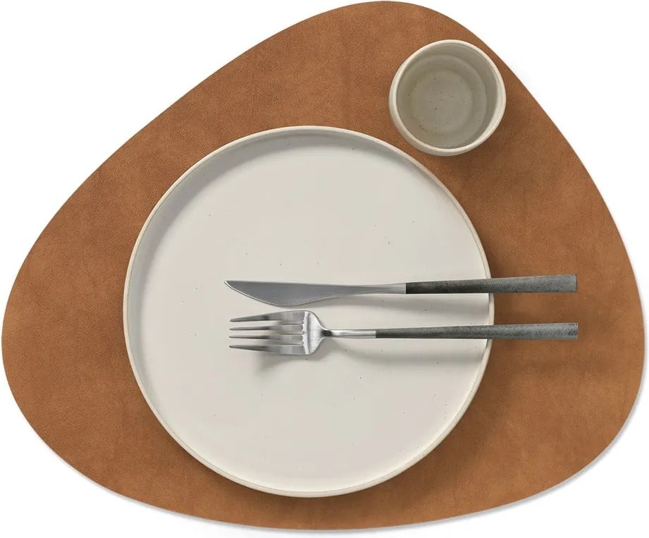 Tovaglietta in eco pelle 37x44 cm Curve L Double Nupo – LIND DNA