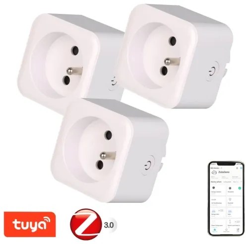 Immax NEO 07786C - SET 3x Presa intelligente NEO LITE 3680W/230V/16A Tuya