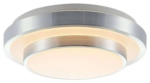 Naima LED Plafoniera Round Ø29,5 White/Alu - Lindby