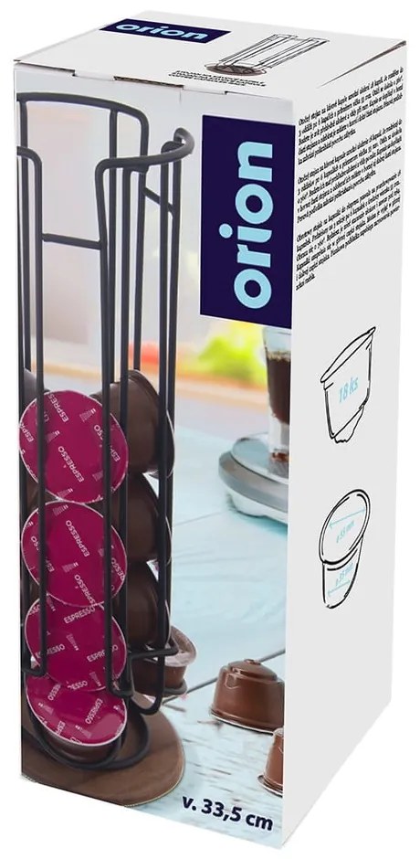 Portacapsule nero Radka - Orion