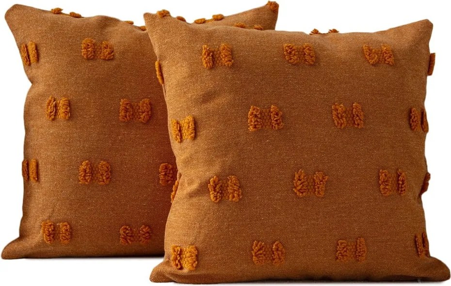 Federe decorative in set 2 pz 43x43 cm Tuffet – Mioli Decor