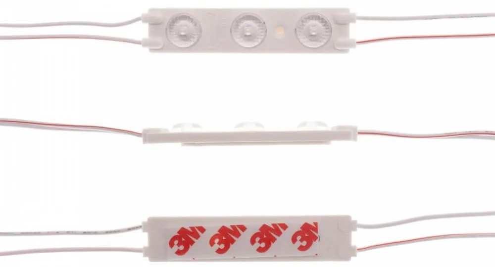 Catena da 20 moduli da 1.5W LED OSRAM 12VDC, IP67 da 125lm/W Colore Bianco Freddo 5.700K