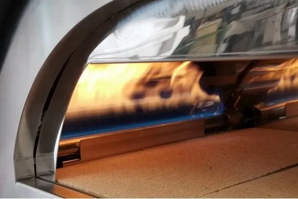 Forno Per Pizze Portatile A Gas 60x40 Cm In Acciaio Clementino Antracite Clementi