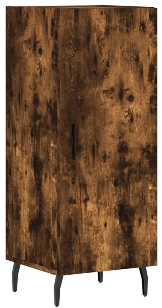 Credenza rovere fumo 34,5x34x90 cm in legno multistrato
