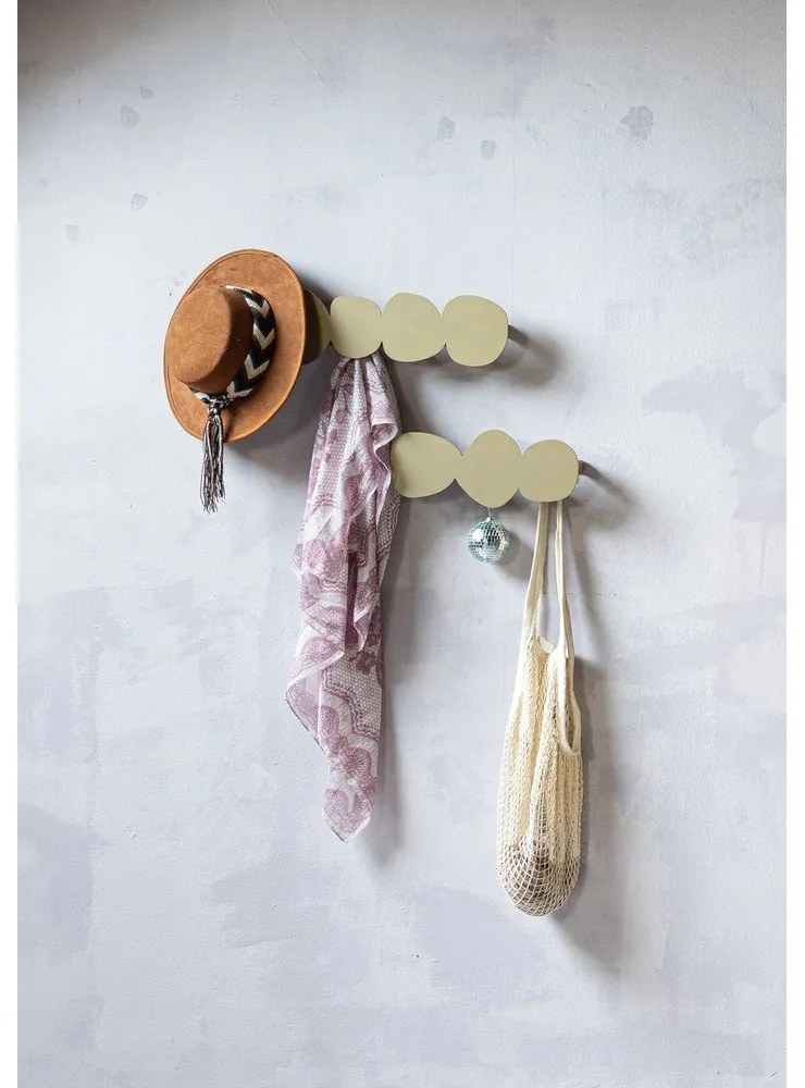 Attaccapanni da parete beige in metallo 58 cm Tumulo – Spinder Design