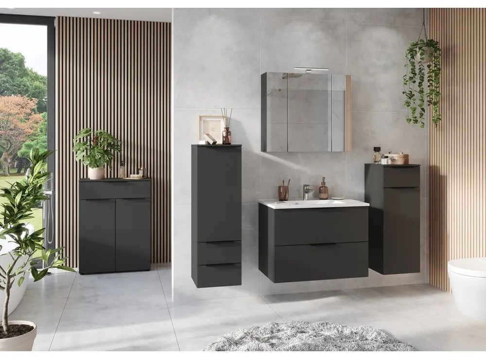 Set da bagno antracite Crandon - Germania