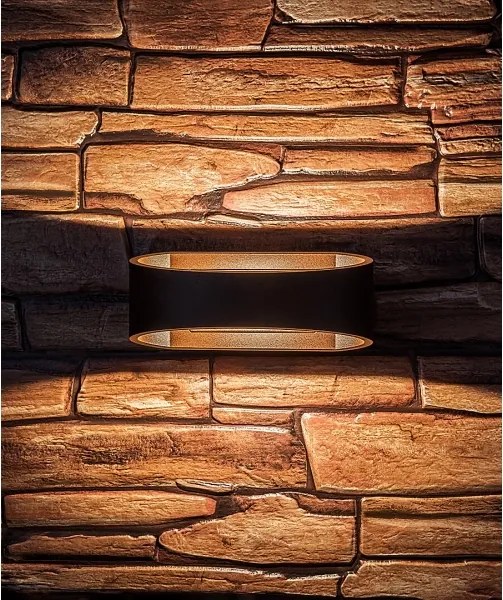 Rabalux 77180 - Applique da esterno LED GERLA LED/9W/230V IP54 marrone