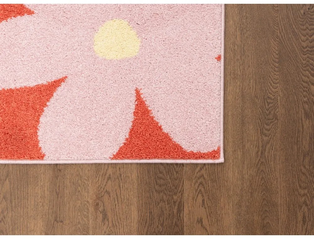 Tappeto per bambini rosso e rosa 120x170 cm Lolly Coral – FD