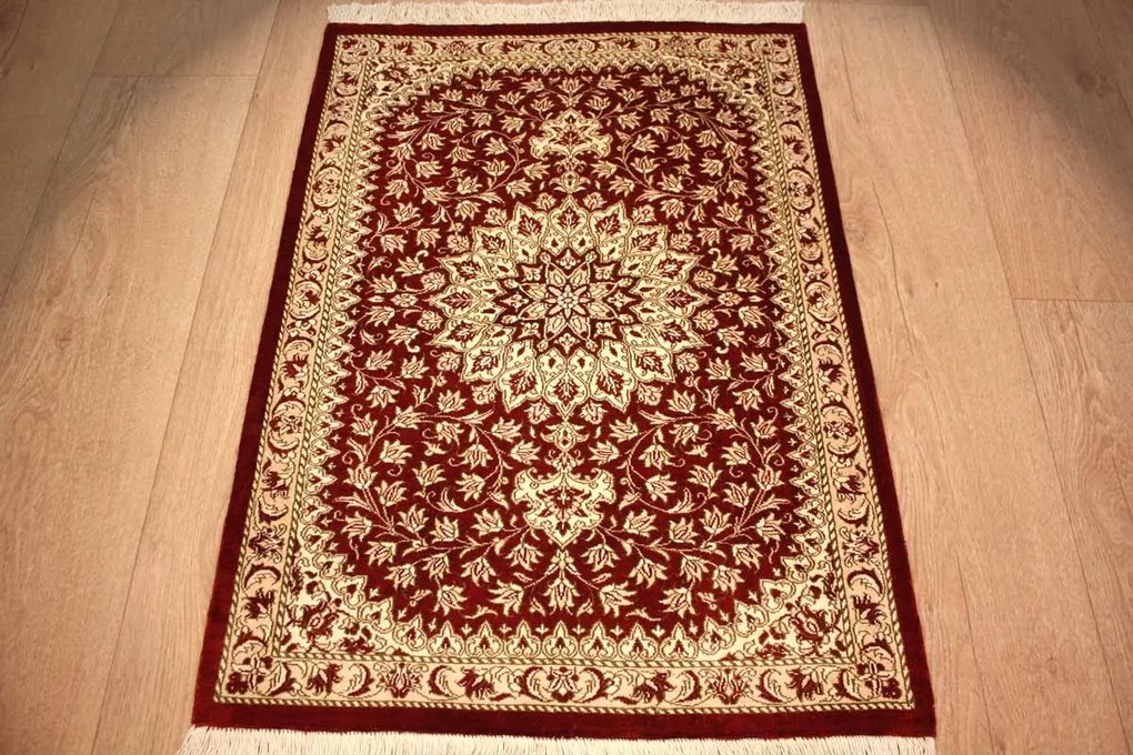 Ghom Tappeto 80 x 60 (Iran) Annodato A Mano